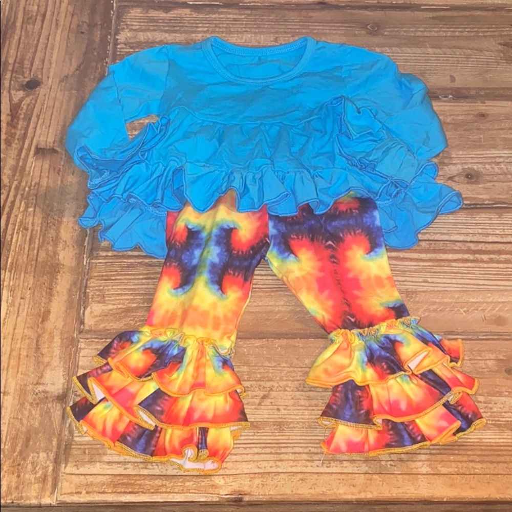 Tie Dye High Low Set